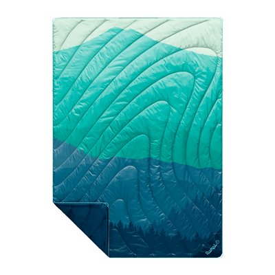 Rumpl Original Puffy Blanket - Seascape Ridge Mountains Original Puffy Blanket - Seascape Ridge Mountains | Rumpl Blankets For Everywhere Printed Original