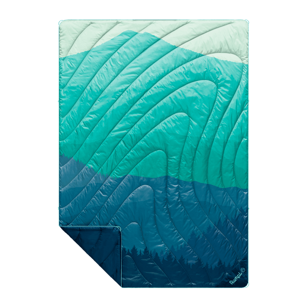 Rumpl Original Puffy Blanket - Seascape Ridge Mountains Original Puffy Blanket - Seascape Ridge Mountains | Rumpl Blankets For Everywhere Printed Original
