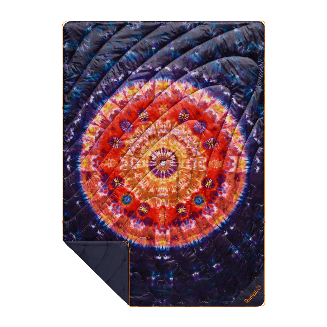 Rumpl Original Puffy Blanket - Tapestry Tie Dye Original Puffy Blanket - Tapestry Tie Dye | Rumpl Blankets For Everywhere Printed Original