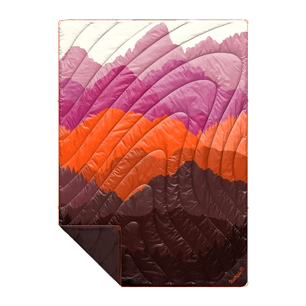 Rumpl Original Puffy Blanket - Teton Dusk Original Puffy Blanket - Teton Dusk | Rumpl Blankets for Everywhere Printed Original