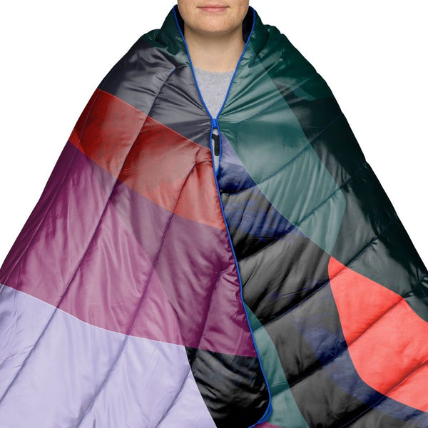 Rumpl Original Puffy Blanket - Valley Dusk Original Puffy Blanket - Valley Dusk | Rumpl Blankets For Everywhere Printed Original