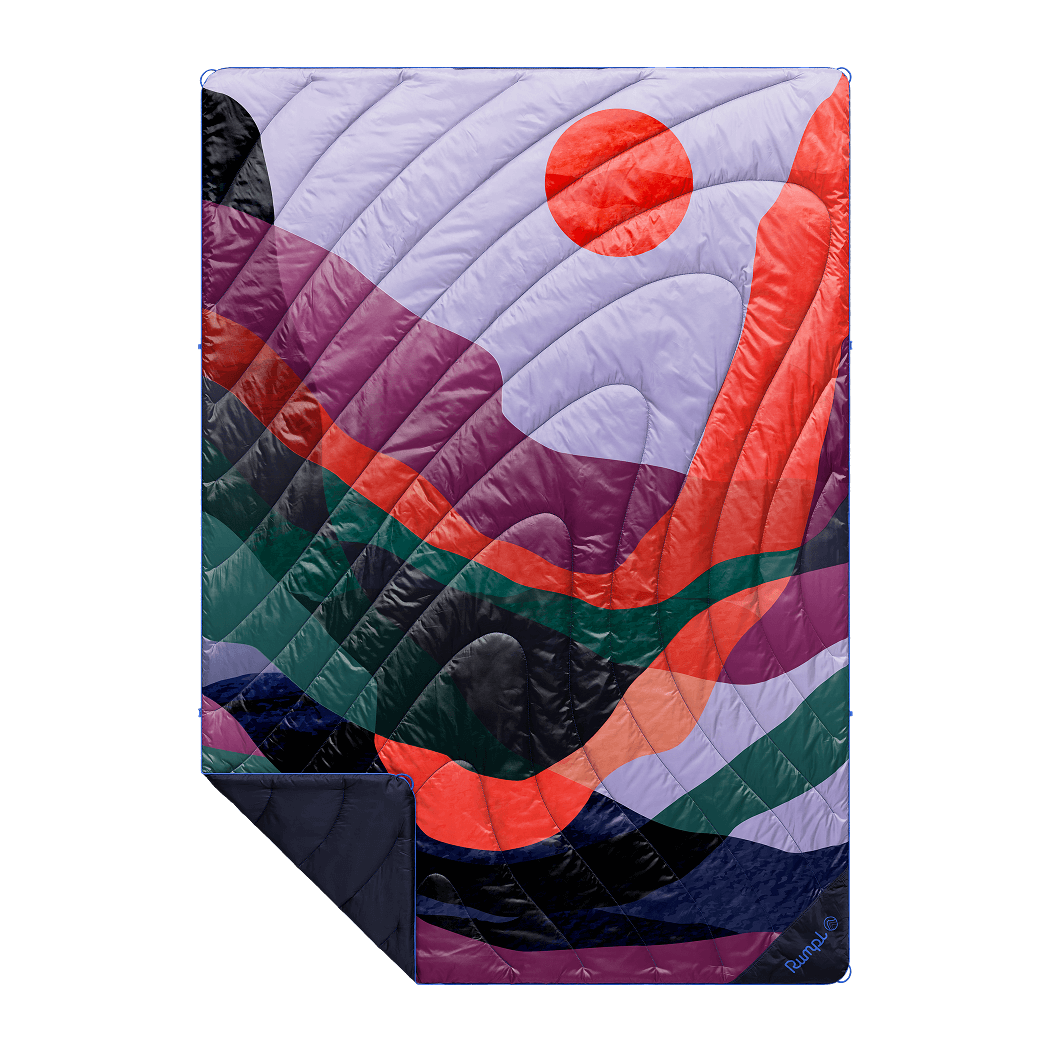 Rumpl Original Puffy Blanket - Valley Dusk Original Puffy Blanket - Valley Dusk | Rumpl Blankets For Everywhere Printed Original