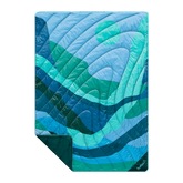 Rumpl Original Puffy Blanket - Valley Seascape Original Puffy Blanket - Valley Seascape | Rumpl Blankets For Everywhere Printed Original