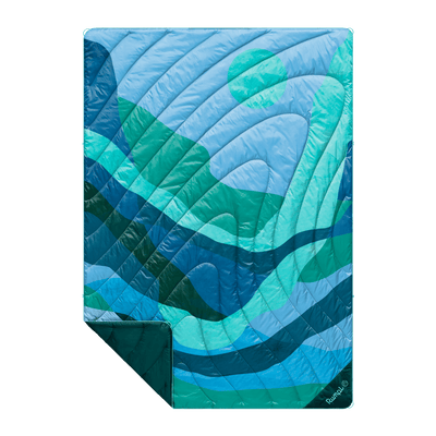 Rumpl Original Puffy Blanket - Valley Seascape Original Puffy Blanket - Valley Seascape | Rumpl Blankets For Everywhere Printed Original