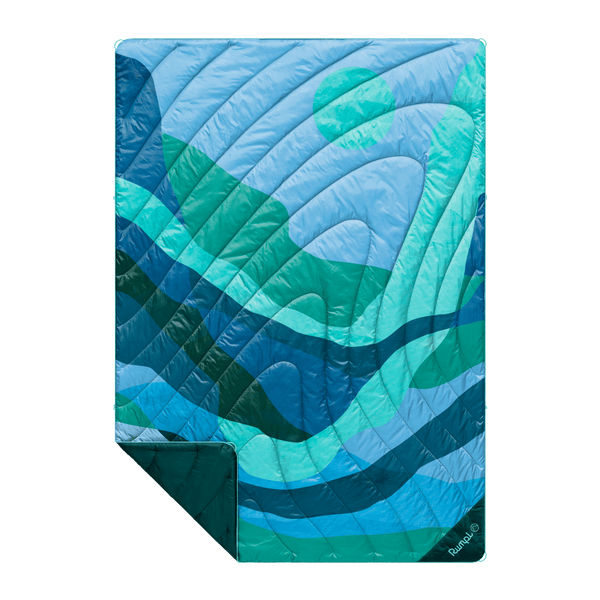 Rumpl Original Puffy Blanket - Valley Seascape Original Puffy Blanket - Valley Seascape | Rumpl Blankets For Everywhere Printed Original
