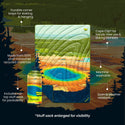 Rumpl Original Puffy Blanket - Yellowstone National Park Yellowstone National Park Blanket | Rumpl Blankets For Everywhere Printed Original