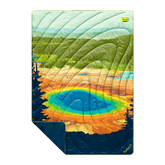 Rumpl Original Puffy Blanket - Yellowstone National Park Yellowstone National Park Blanket | Rumpl Blankets For Everywhere Printed Original