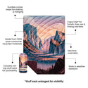Rumpl Original Puffy Blanket - Yosemite Dawn National Park Original Puffy Blanket - Yosemite Dawn National Park | Rumpl Blankets For Everywhere Printed Original