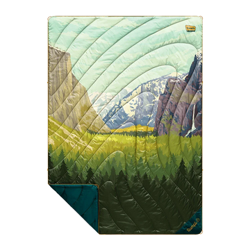 Rumpl Original Puffy Blanket - Yosemite National Park Yosemite National Park Blanket | Rumpl Blankets For Everywhere Printed Original
