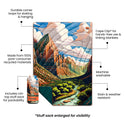Rumpl Original Puffy Blanket - Zion National Park Zion National Park Blanket | Rumpl Outdoor Blankets Printed Original
