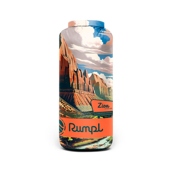 Rumpl Original Puffy Blanket - Zion National Park Zion National Park Blanket | Rumpl Outdoor Blankets Printed Original