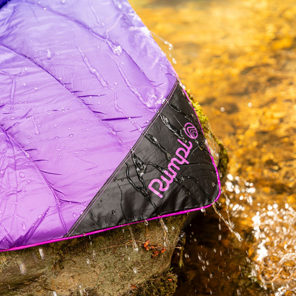 Rumpl Original Puffy 2 Person Blanket - Deep Violet Fade Original Puffy 2 Person Blanket - Deep Violet Fade | Rumpl Blankets For Everywhere Printed Original