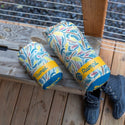 Original Puffy Throw Blanket - Mustard Fern