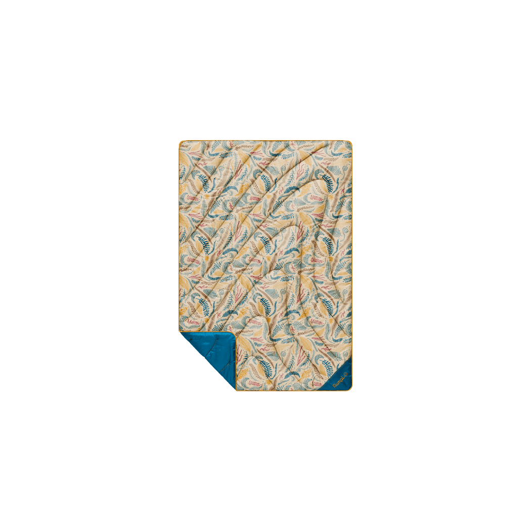 Rumpl Original Puffy Mini Blanket - Mustard Fern Original Puffy Mini Blanket - Mustard Fern | Rumpl Blankets For Everywhere Printed Original