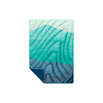 Rumpl Original Puffy Mini Blanket - Seascape Ridge Mountains Original Puffy Mini Blanket - Seascape Ridge Mountains | Rumpl Blankets For Everywhere Printed Original