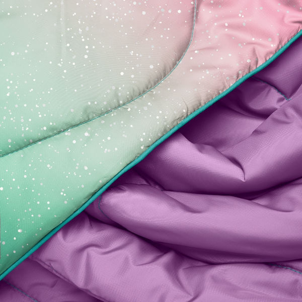 Rumpl Original Puffy Mini Blanket - Unicorn Fade Original Puffy Mini Blanket - Unicorn Fade | Rumpl Blankets For Everywhere Printed Original