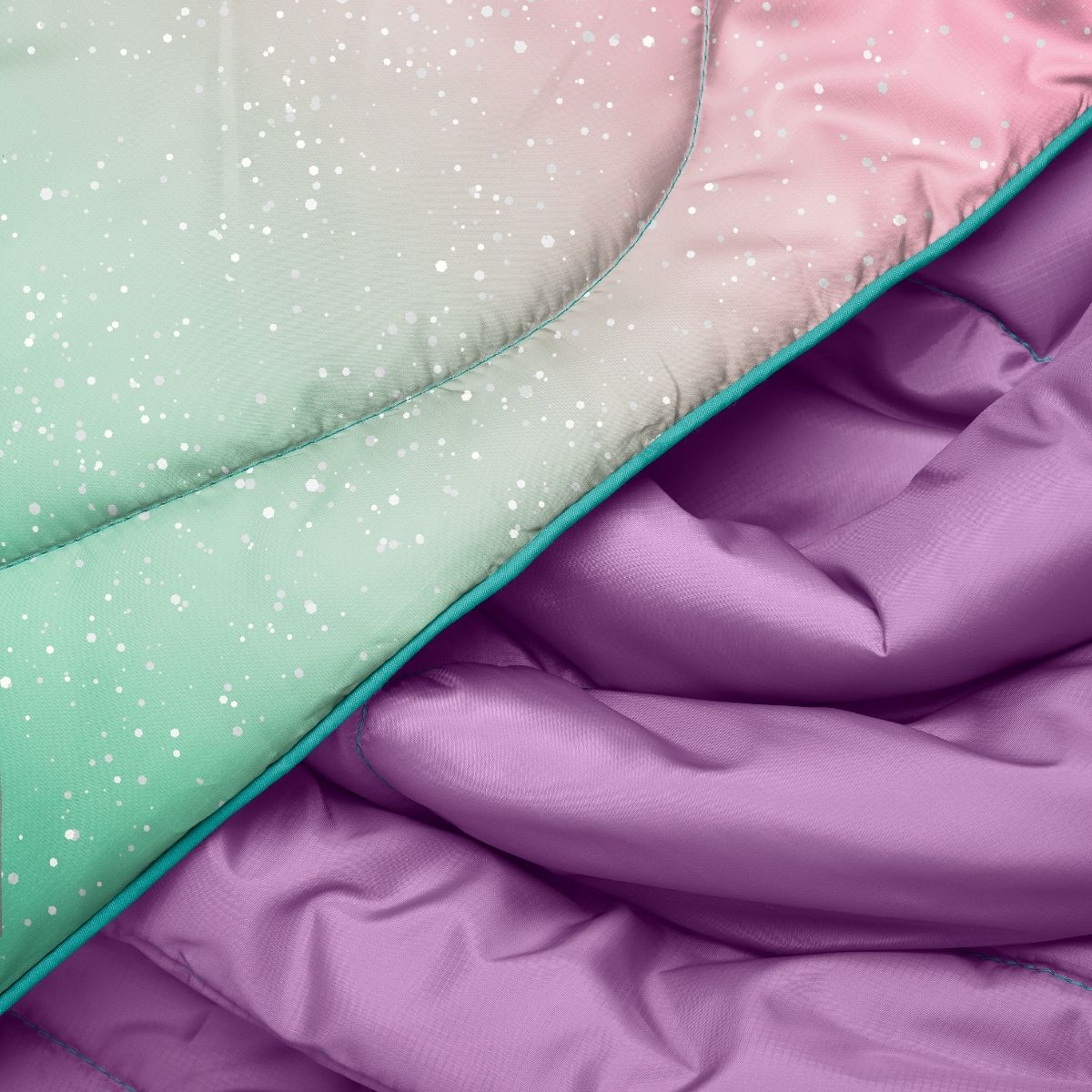 Rumpl Original Puffy Mini Blanket - Unicorn Fade Original Puffy Mini Blanket - Unicorn Fade | Rumpl Blankets For Everywhere Printed Original