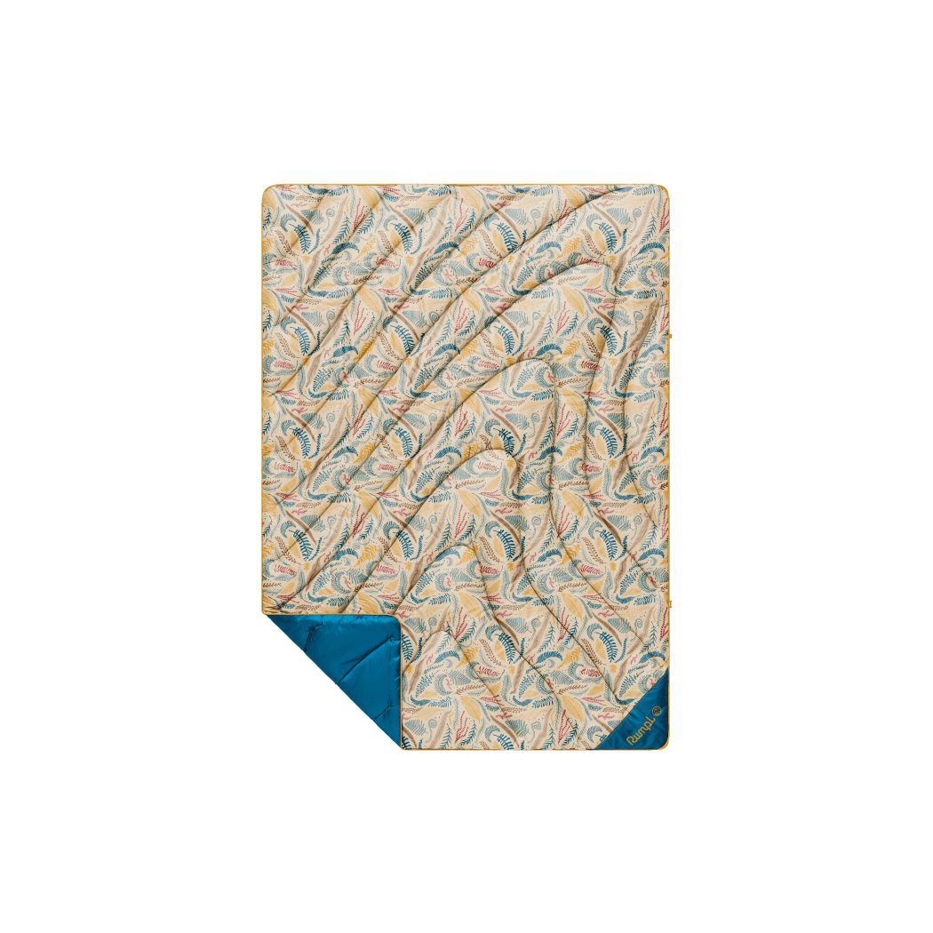 Rumpl Original Puffy Throw Blanket - Mustard Fern Original Puffy Throw Blanket - Mustard Fern | Rumpl Blankets For Everywhere Printed Original