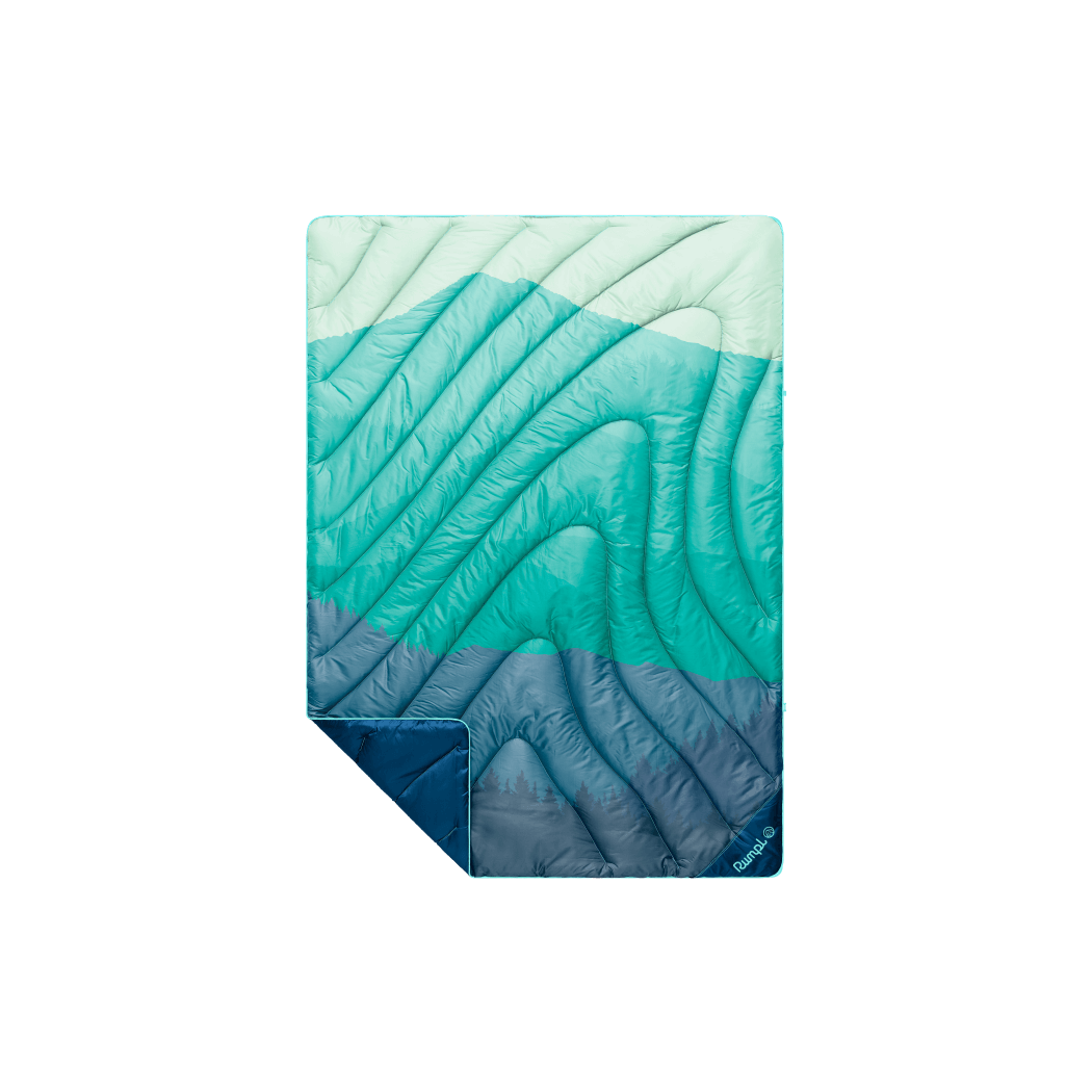 Rumpl Original Puffy Throw Blanket - Seascape Ridge Mountains Original Puffy Throw Blanket - Seascape Ridge Mountains | Rumpl Blankets For Everywhere Printed Original
