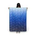 Rumpl Travel Puffy Blanket - Burning Blue Fade Travel Puffy Blanket - Burning Blue Fade | Rumpl Blankets For Everywhere Printed Travel
