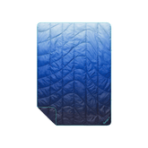 Rumpl Travel Puffy Blanket - Burning Blue Fade Travel Puffy Blanket - Burning Blue Fade | Rumpl Blankets For Everywhere Printed Travel