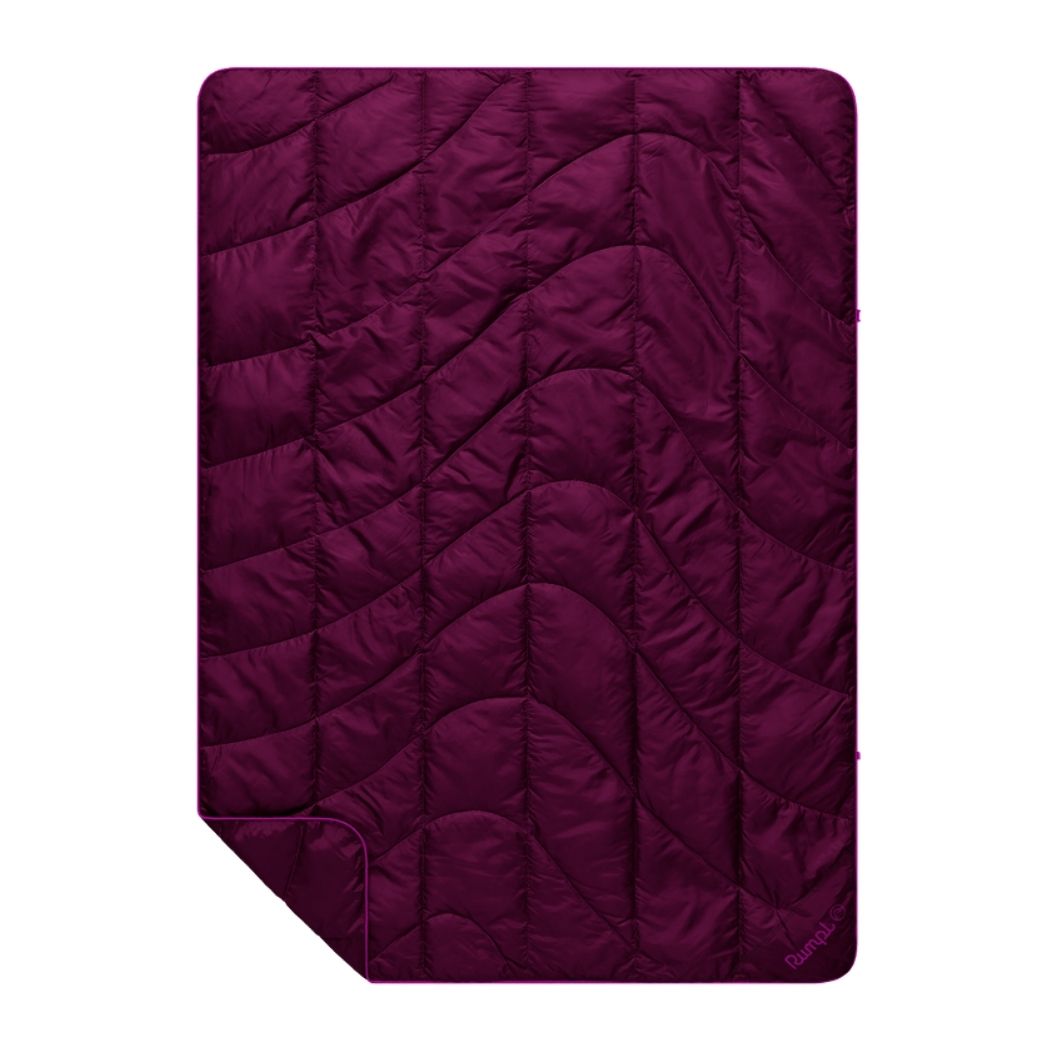Travel Puffy Blanket - Plum