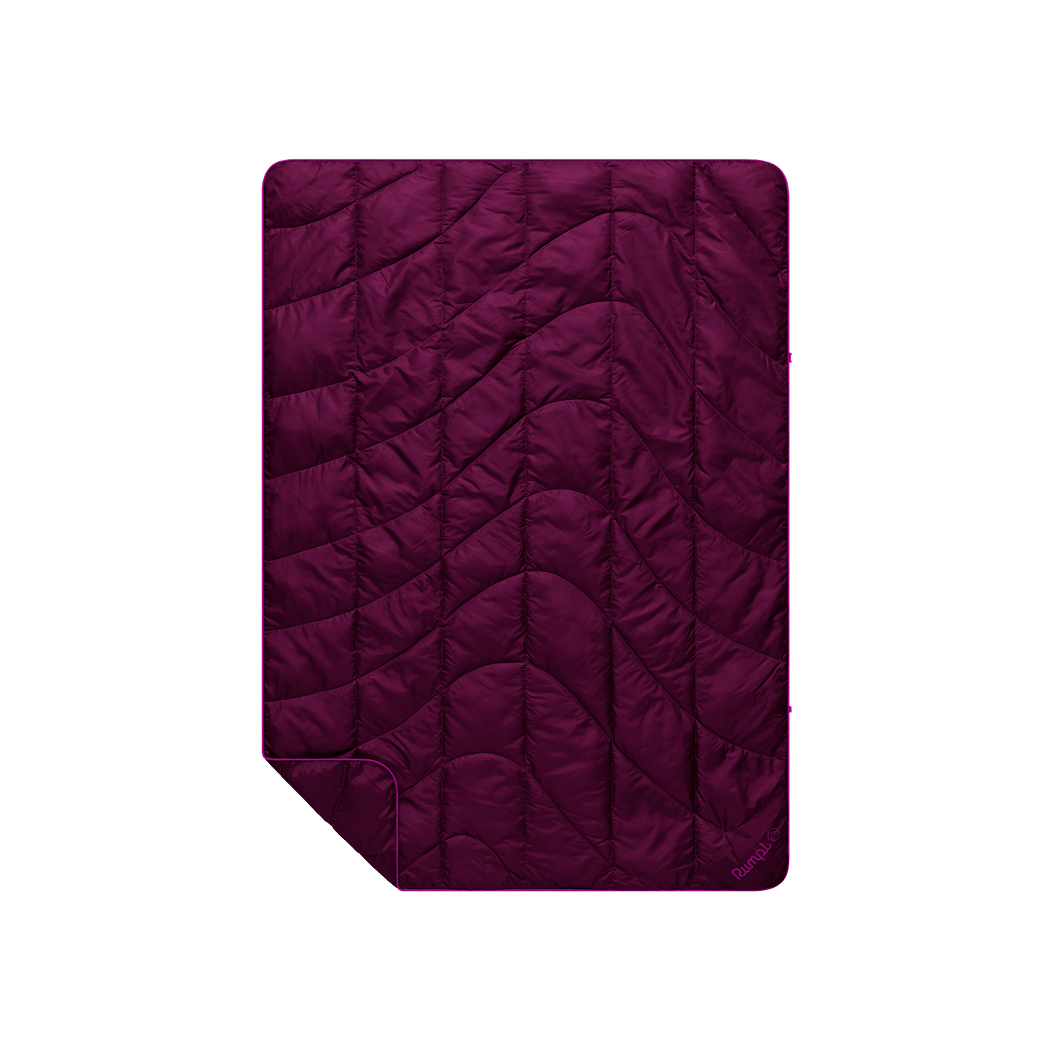 Rumpl Travel Puffy Blanket - Plum Travel Puffy Blanket - Plum | Rumpl Blankets For Everywhere Printed Travel