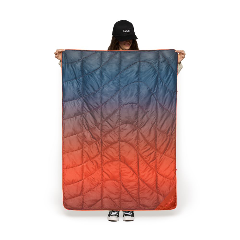 Rumpl Travel Puffy Blanket - Volcanic Fade Travel Puffy Blanket - Volcanic Fade | Rumpl Blankets for Everywhere Printed Travel