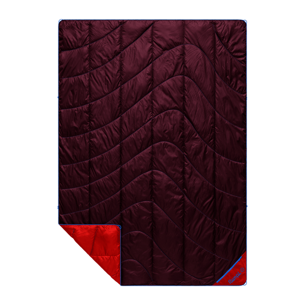 Rumpl Backcountry Puffy Blanket - Fig Red Backcountry Puffy Blanket - Fig Red | Rumpl Blankets For Everywhere Solid Backcountry Puffy