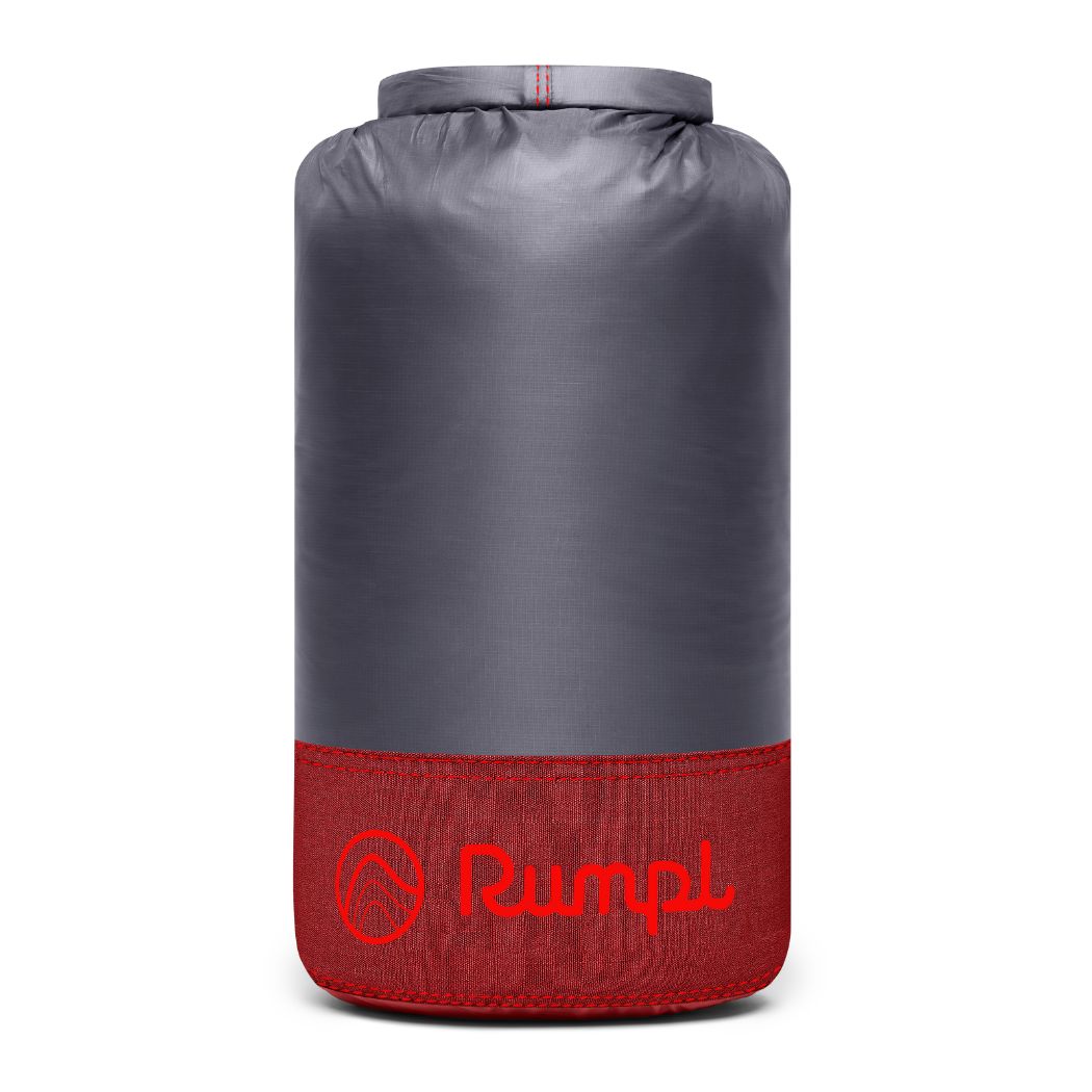 Rumpl Campfire Puffy Blanket - Cherry Charcoal Campfire Puffy Blanket - Cherry Charcoal | Rumpl Blankets For Everywhere Solid Campfire Puffy