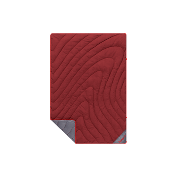 Rumpl Campfire Puffy Throw Blanket - Cherry Charcoal Campfire Puffy Throw Blanket - Cherry Charcoal | Rumpl Blankets For Everywhere Solid Campfire Puffy