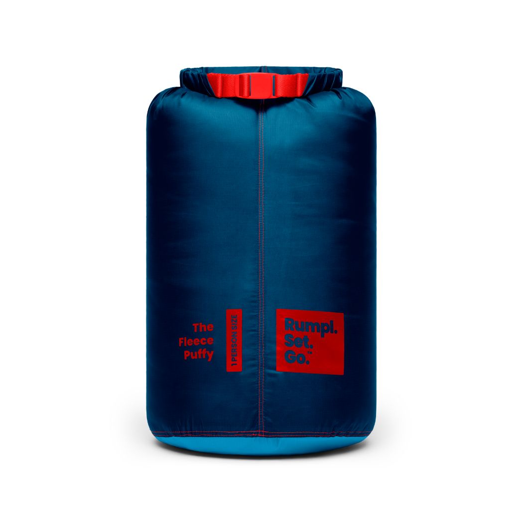 Rumpl Fleece Puffy Blanket - Deepwater Fleece Puffy Blanket - Deepwater | Rumpl Blankets For Everywhere Solid Fleece Puffy