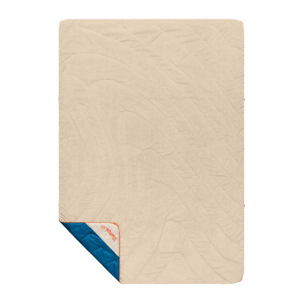 Rumpl Fleece Puffy Blanket - Seascape Cream Fleece Puffy Blanket - Seascape Cream | Rumpl Blankets For Everywhere Solid Fleece Puffy