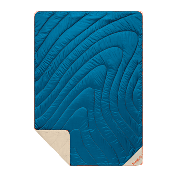 Rumpl Fleece Puffy Blanket - Seascape Cream Fleece Puffy Blanket - Seascape Cream | Rumpl Blankets For Everywhere Solid Fleece Puffy