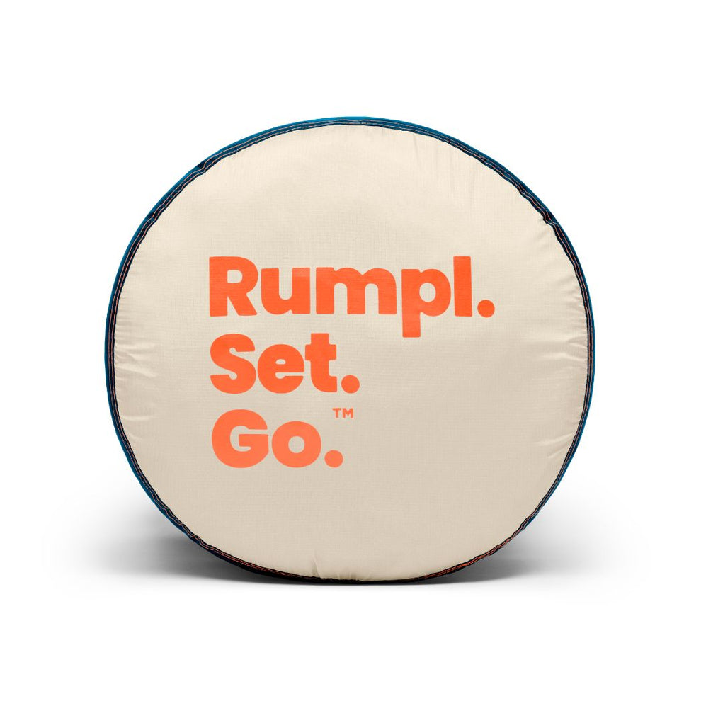 Rumpl Fleece Puffy Mini Blanket - Seascape Cream Fleece Puffy Mini Blanket - Seascape Cream | Rumpl Blankets For Everywhere Solid Fleece Puffy