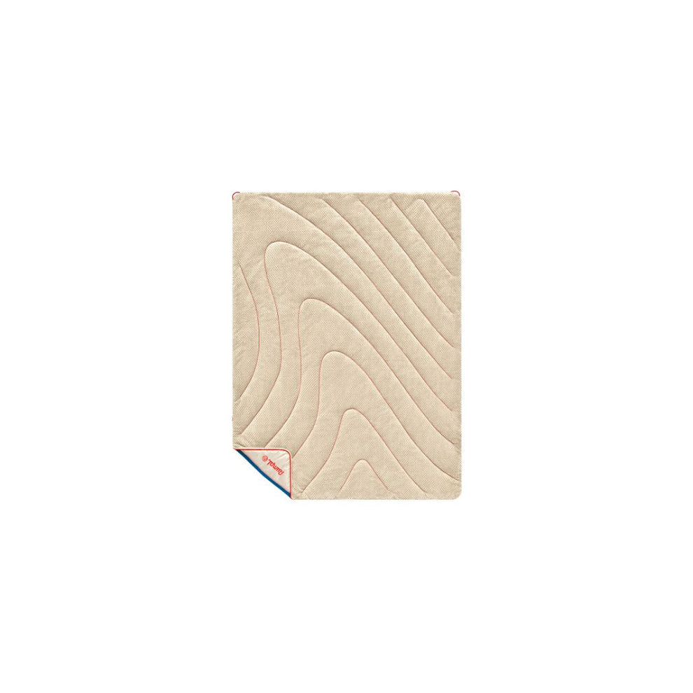 Rumpl Fleece Puffy Mini Blanket - Seascape Cream Fleece Puffy Mini Blanket - Seascape Cream | Rumpl Blankets For Everywhere Solid Fleece Puffy