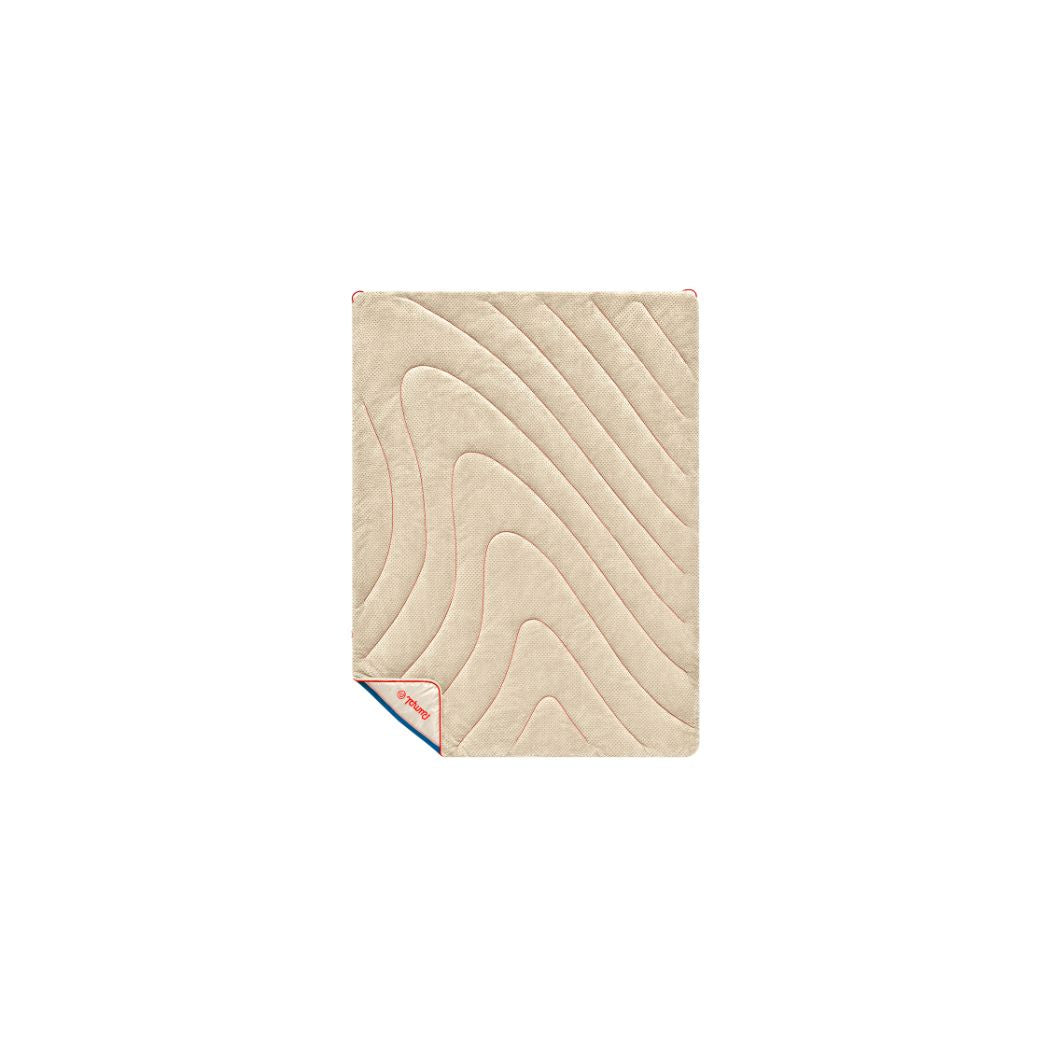 Rumpl Fleece Puffy Mini Blanket - Seascape Cream Fleece Puffy Mini Blanket - Seascape Cream | Rumpl Blankets For Everywhere Solid Fleece Puffy