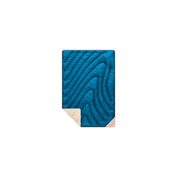 Rumpl Fleece Puffy Mini Blanket - Seascape Cream Fleece Puffy Mini Blanket - Seascape Cream | Rumpl Blankets For Everywhere Solid Fleece Puffy