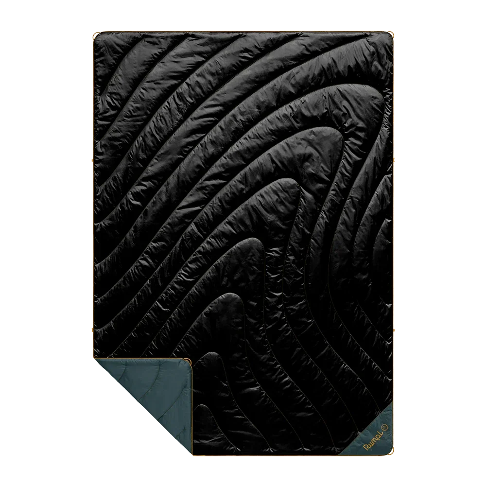 Rumpl Original Puffy Blanket - Black Original Puffy Blanket - Black| Rumpl Blankets For Everywhere Solid Original