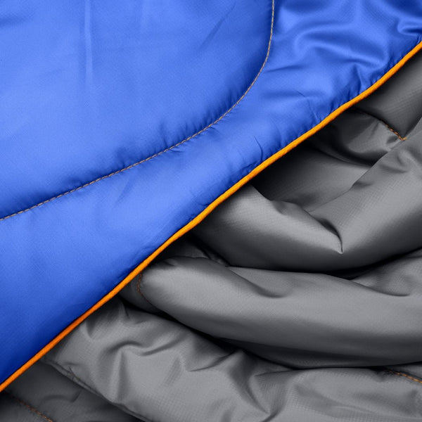 Rumpl Original Puffy Blanket - Burning Blue Original Puffy Blanket - Burning Blue | Rumpl Blankets For Everywhere Solid Original