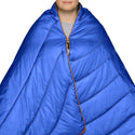 Rumpl Original Puffy Blanket - Burning Blue Original Puffy Blanket - Burning Blue | Rumpl Blankets For Everywhere Solid Original