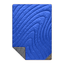 Rumpl Original Puffy Blanket - Burning Blue Original Puffy Blanket - Burning Blue | Rumpl Blankets For Everywhere Solid Original