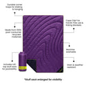 Rumpl Original Puffy Blanket - Deep Violet Original Puffy Blanket - Deep Violet | Rumpl Blankets For Everywhere Solid Original