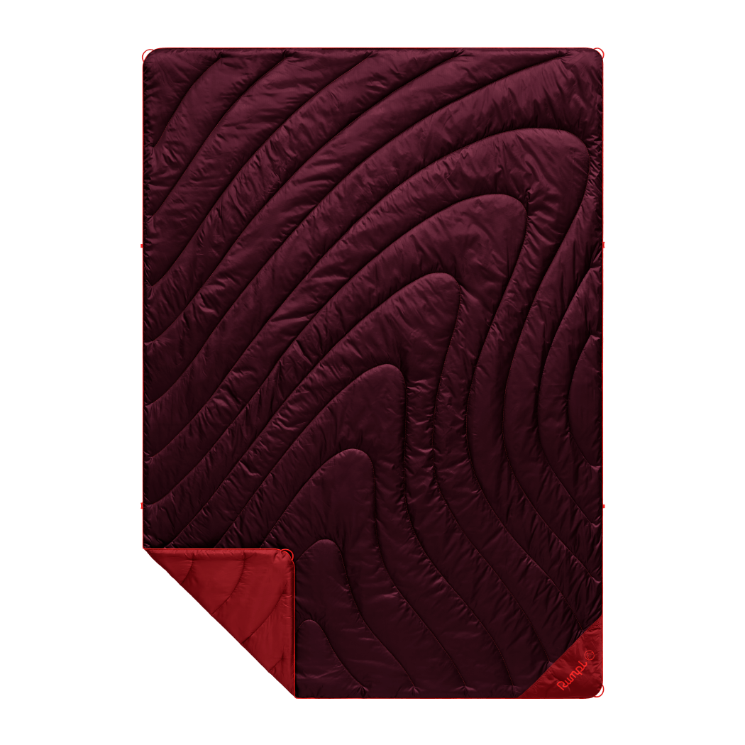 Rumpl Original Puffy Blanket - Fig Cherry Original Puffy Blanket - Fig Cherry | Rumpl Blankets For Everywhere Solid Original