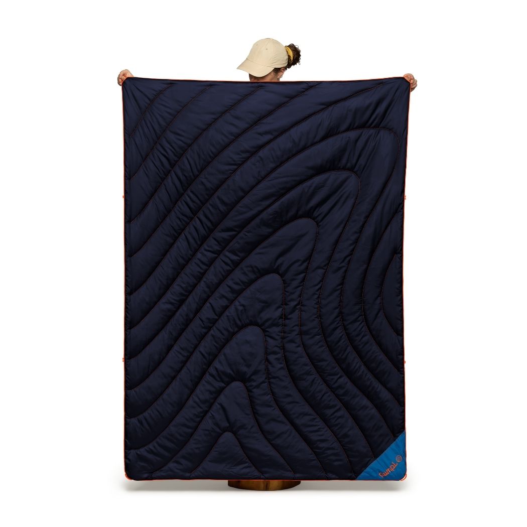 Rumpl Original Puffy Blanket - Midnight Blue Original Puffy Blanket - Midnight Blue | Rumpl Blankets For Everywhere Solid Original
