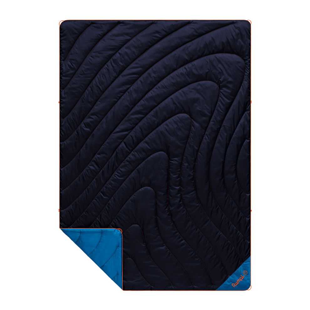 Rumpl Original Puffy Blanket - Midnight Blue Original Puffy Blanket - Midnight Blue | Rumpl Blankets For Everywhere Solid Original