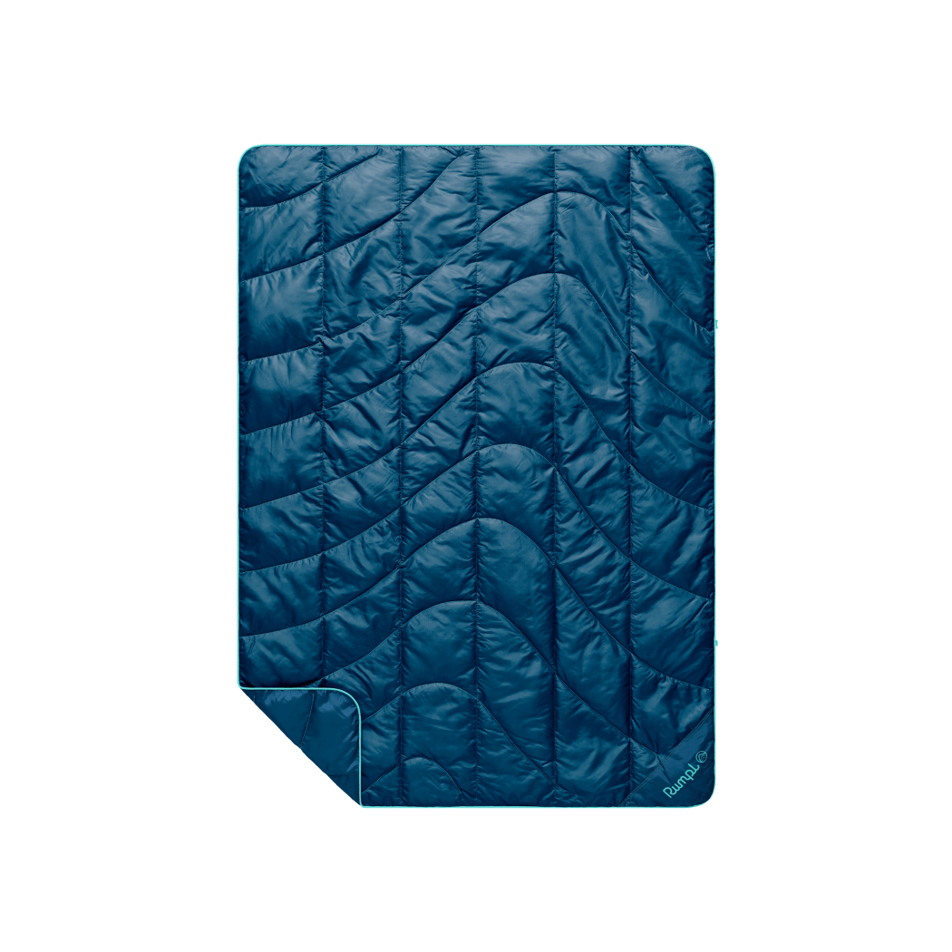 Rumpl Travel Puffy Blanket - Deepwater Travel Puffy Blanket - Deepwater | Rumpl Blankets for Everywhere Solid Travel
