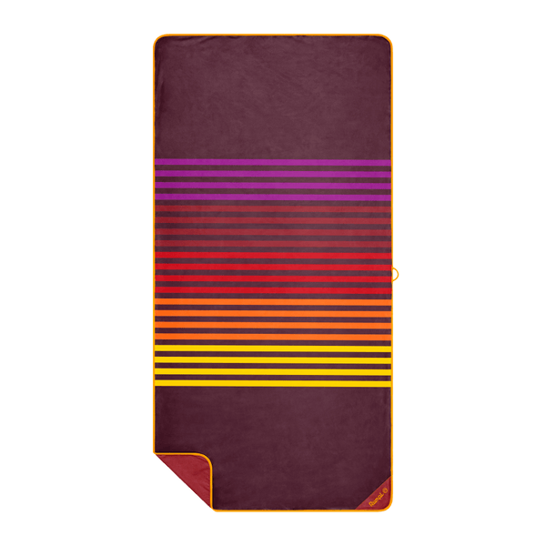 Rumpl Tech Towel - Sunset Mini Stripes Tech Towel - Sunset Mini Stripes | Rumpl Blankets For Everywhere Tech Towel