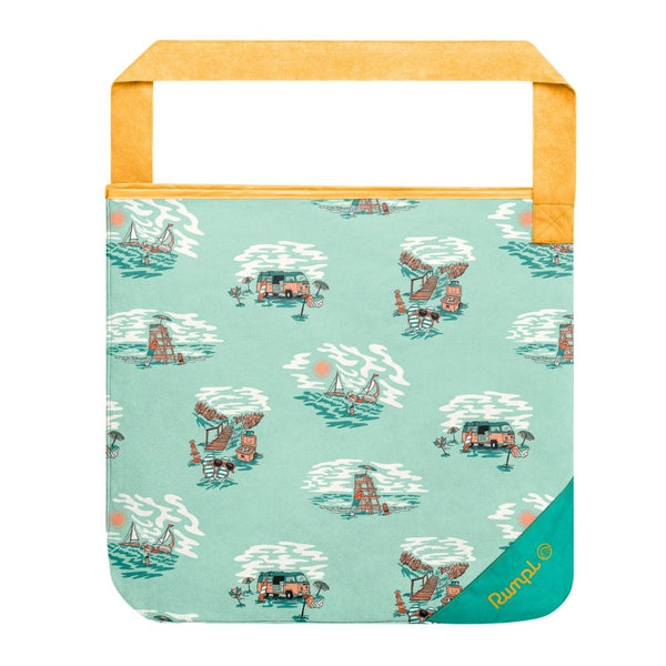 Rumpl Tech Towel Tote - Aqua Outer Banks Tech Towel Tote - Aqua Outer Banks | Rumpl Blankets For Everywhere Tech Towel