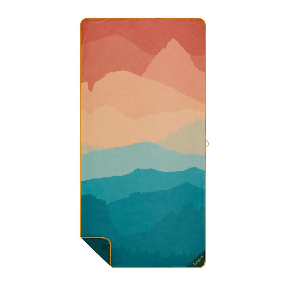 Rumpl Tech Towel - Rocky Mountain Sunset Fade Tech Towel - Rocky Mountain Sunset Fade | Rumpl Blankets for Everywhere Tech Towel